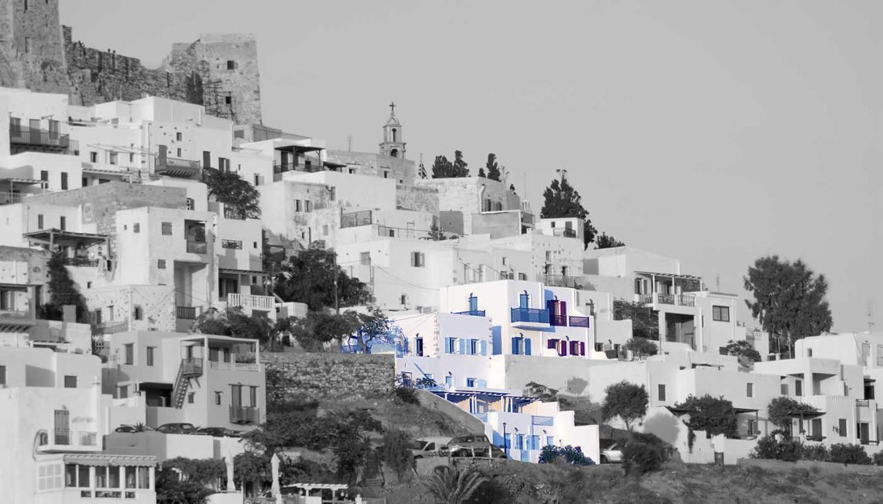 Asvestoti Mesonettes Blue Light Σιελ Μεζονετεs Hotel Pera Gyalos Exterior foto